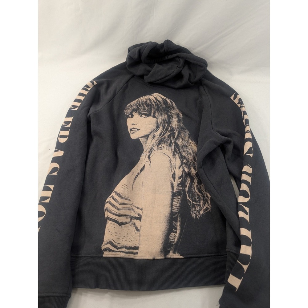 Taylor Swift Eras Tour Hoodie Men Small Gray  Pullover Sweatshirt Official Brand
